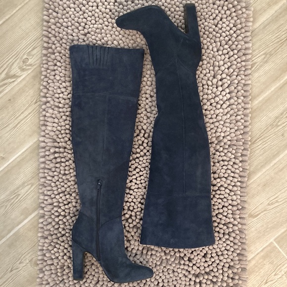 Blue suede otk boots - Picture 3 of 10